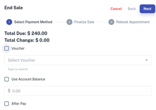 Voucher search